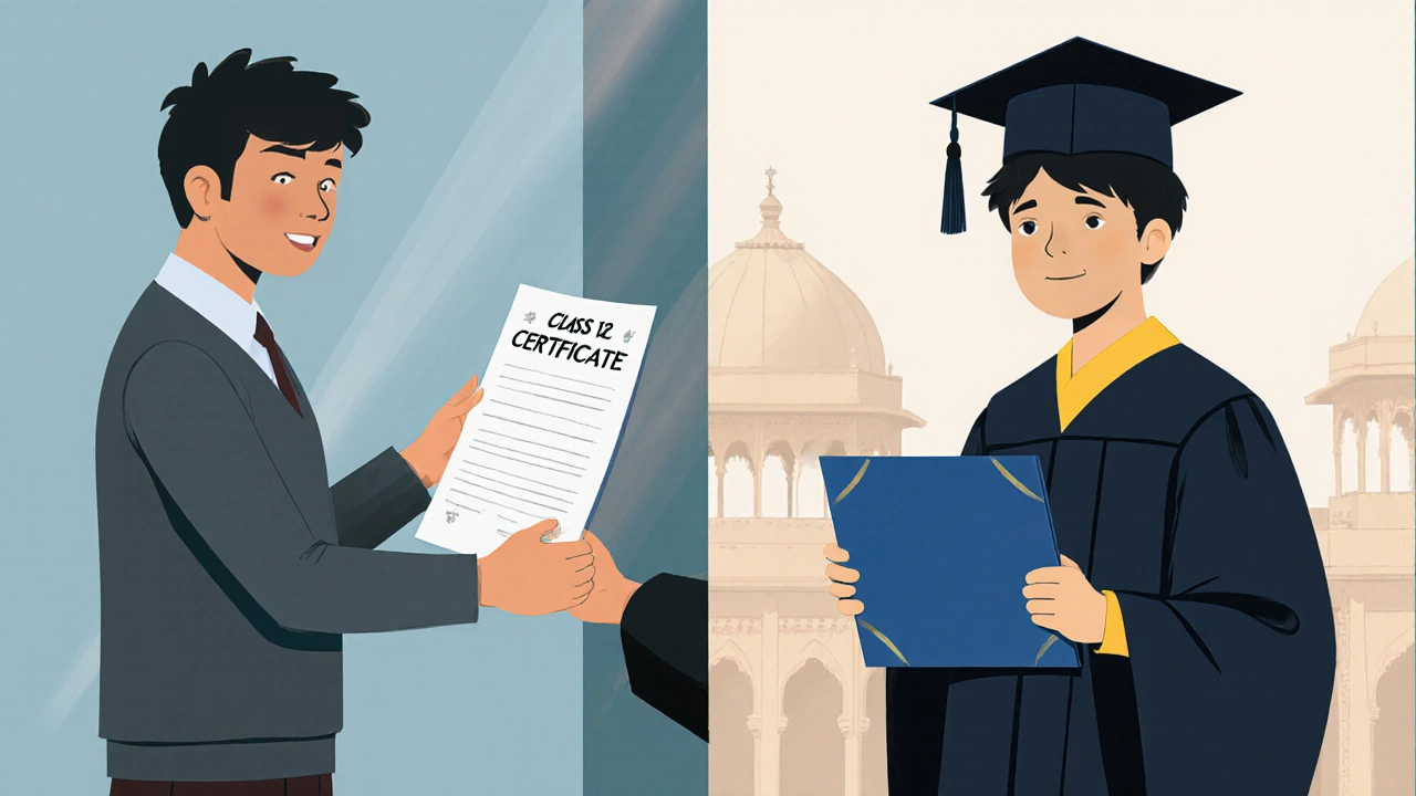 Transition from Class 12 certificate to university degree