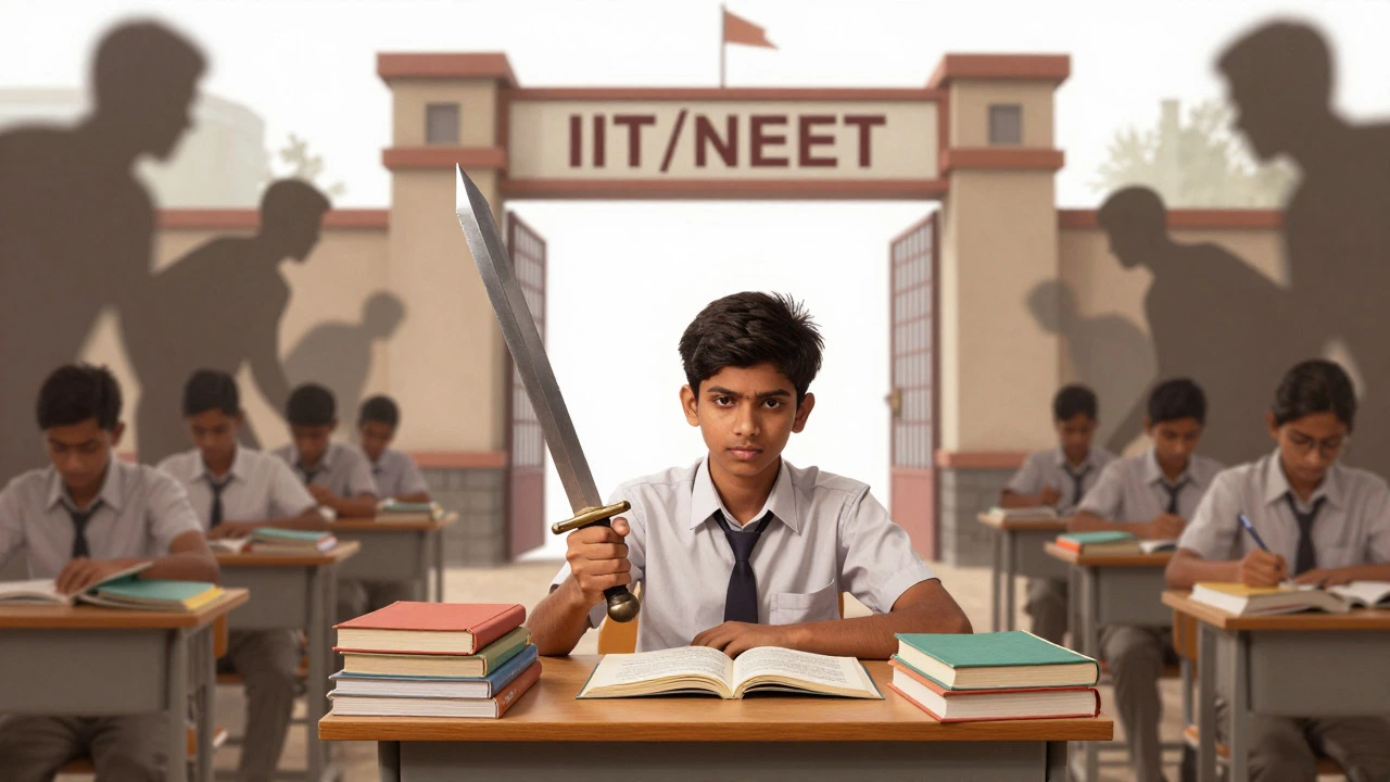 Indian student facing competitive engineering entrance exams
